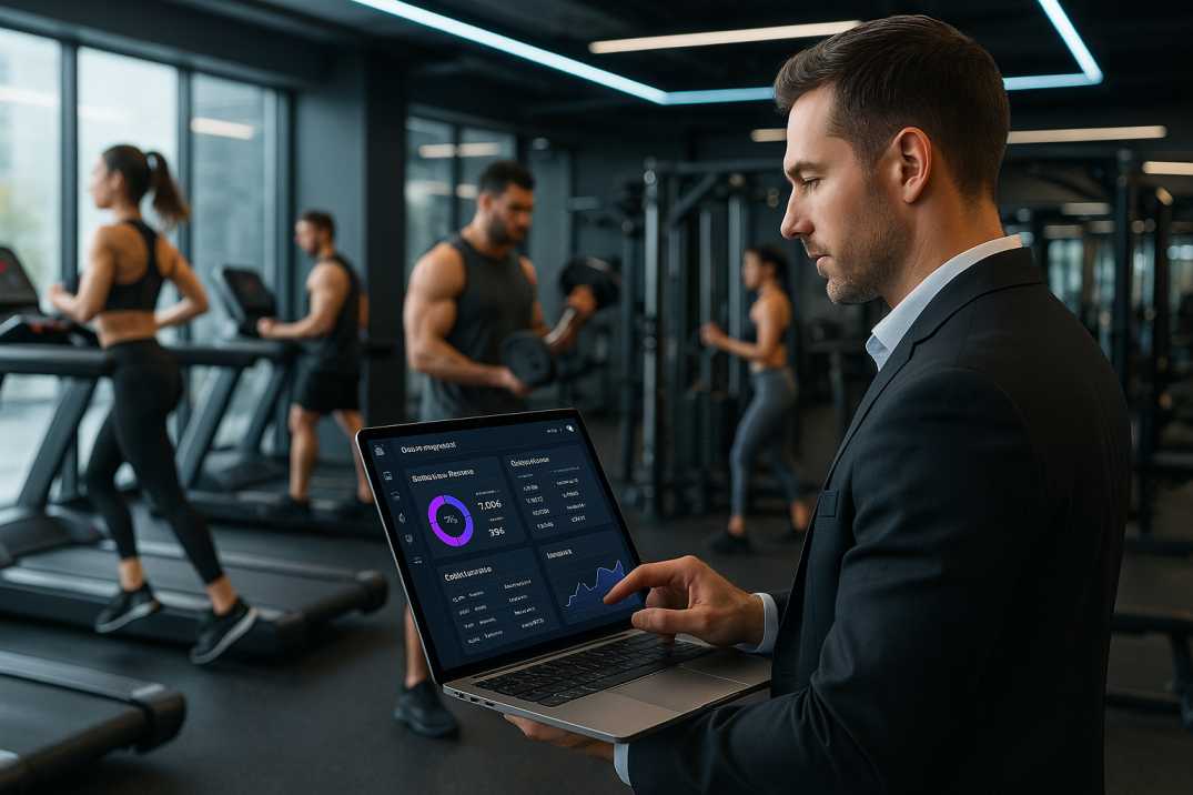 AI Gym Management Software Interface