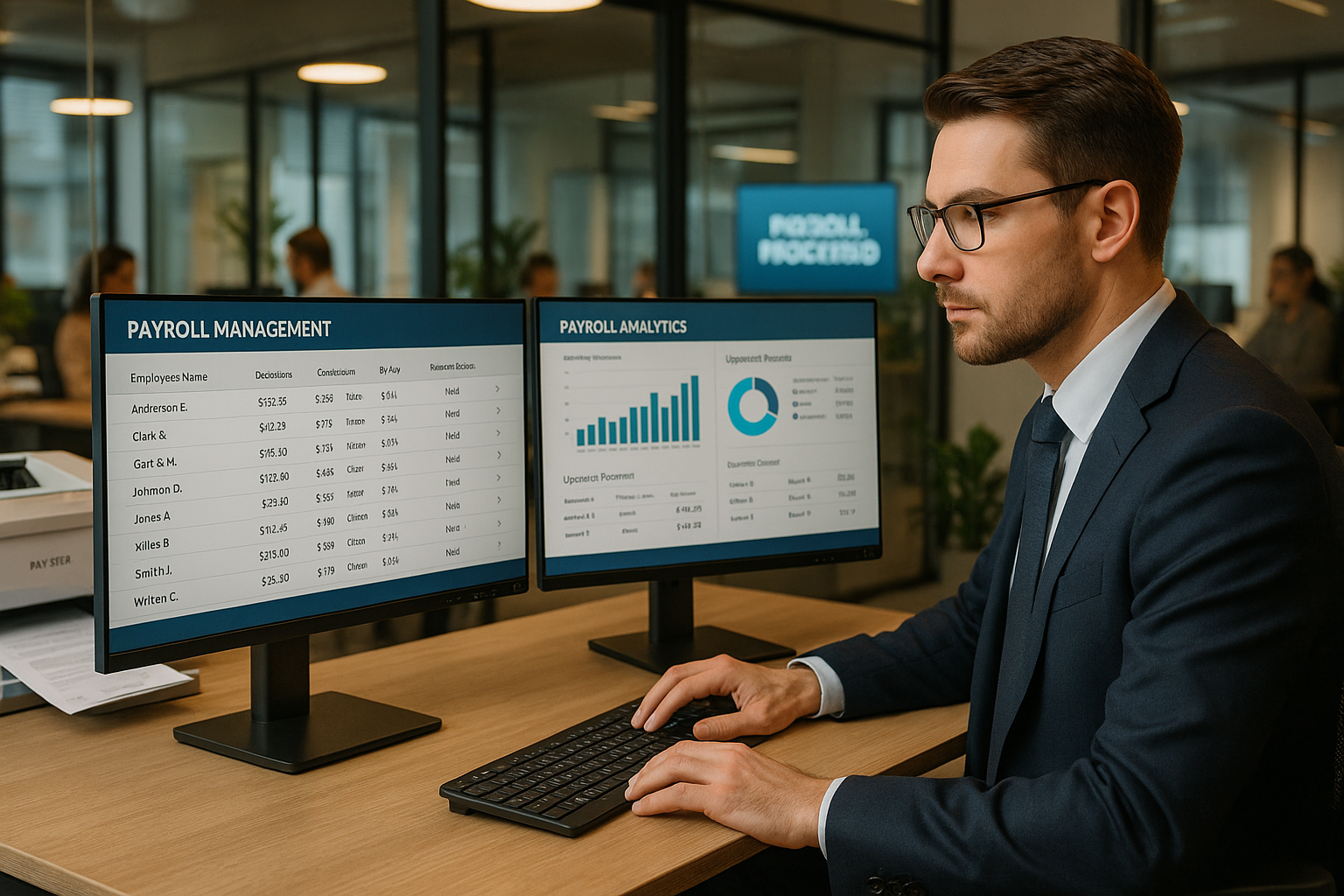 AI Payroll Management Dashboard